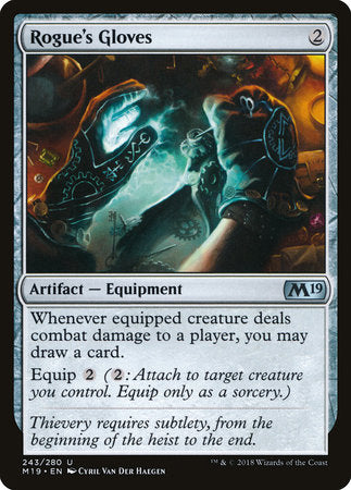 Rogue's Gloves [Core Set 2019] | Tabernacle Games