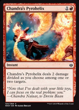 Chandra's Pyrohelix [War of the Spark] | Tabernacle Games