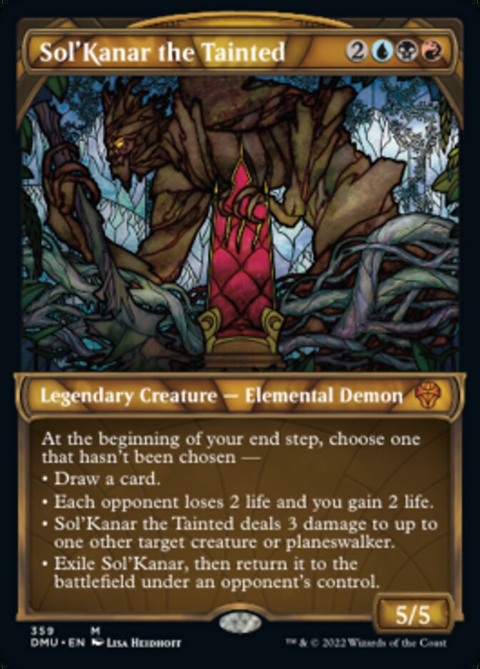Sol'Kanar the Tainted (Showcase Textured) [Dominaria United] | Tabernacle Games