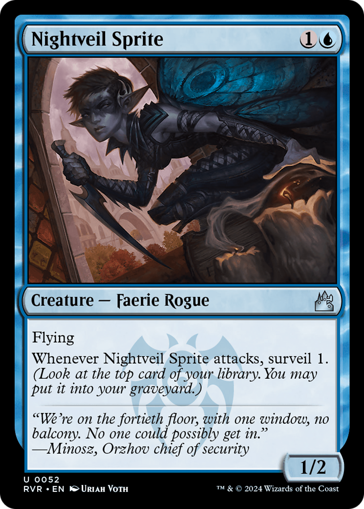 Nightveil Sprite [Ravnica Remastered] | Tabernacle Games