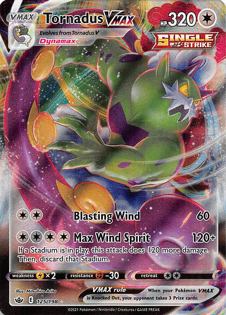 Tornadus VMAX (125/198) [Sword & Shield: Chilling Reign] | Tabernacle Games