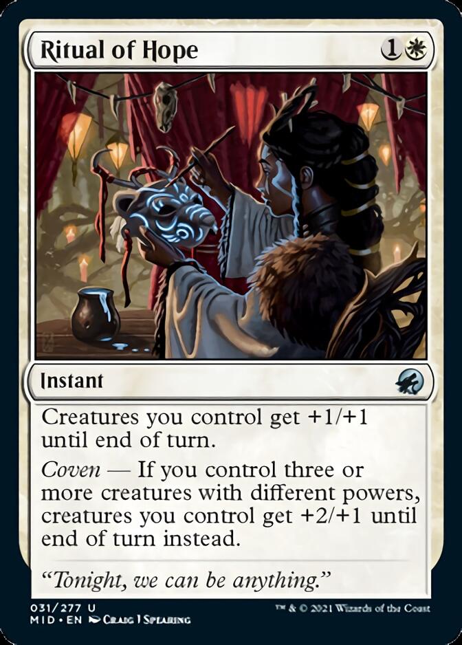 Ritual of Hope [Innistrad: Midnight Hunt] | Tabernacle Games