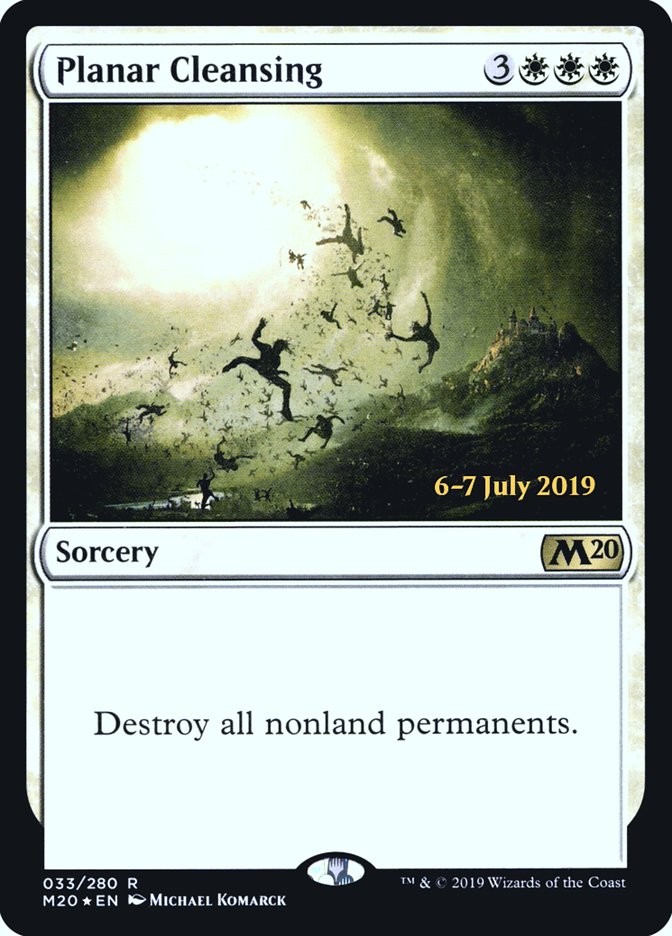 Planar Cleansing  [Core Set 2020 Prerelease Promos] | Tabernacle Games