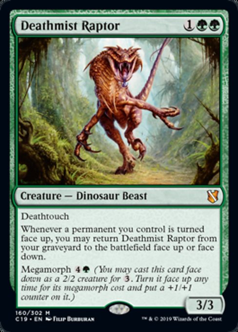 Deathmist Raptor [Commander 2019] | Tabernacle Games