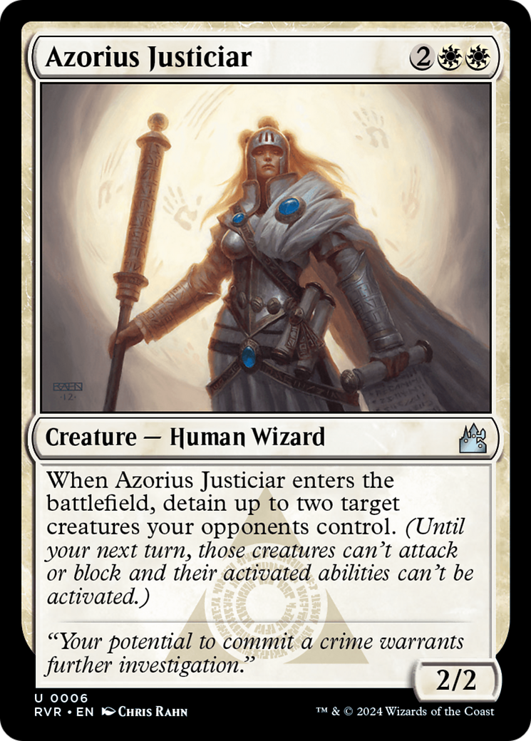 Azorius Justiciar [Ravnica Remastered] | Tabernacle Games