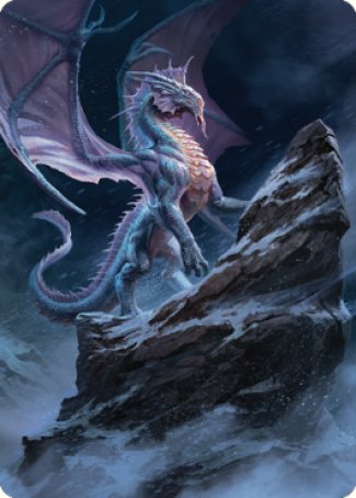 Ancient Silver Dragon Art Card (06) [Commander Legends: Battle for Baldur's Gate Art Series] | Tabernacle Games