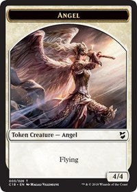 Angel // Soldier Double-sided Token [Commander 2018 Tokens] | Tabernacle Games
