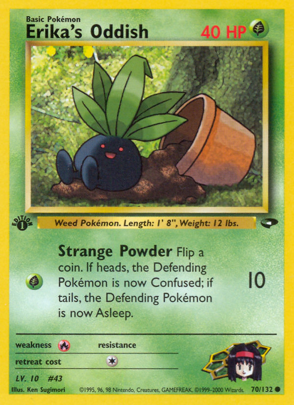 Erika's Oddish (70/132) [Gym Challenge 1st Edition] | Tabernacle Games