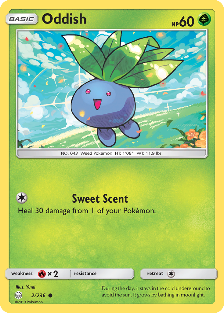 Oddish (2/236) [Sun & Moon: Cosmic Eclipse] | Tabernacle Games