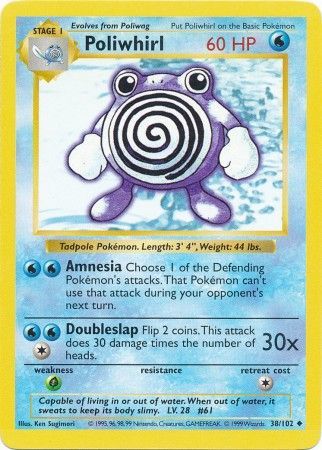 Poliwhirl (38/102) [Base Set Shadowless Unlimited] | Tabernacle Games