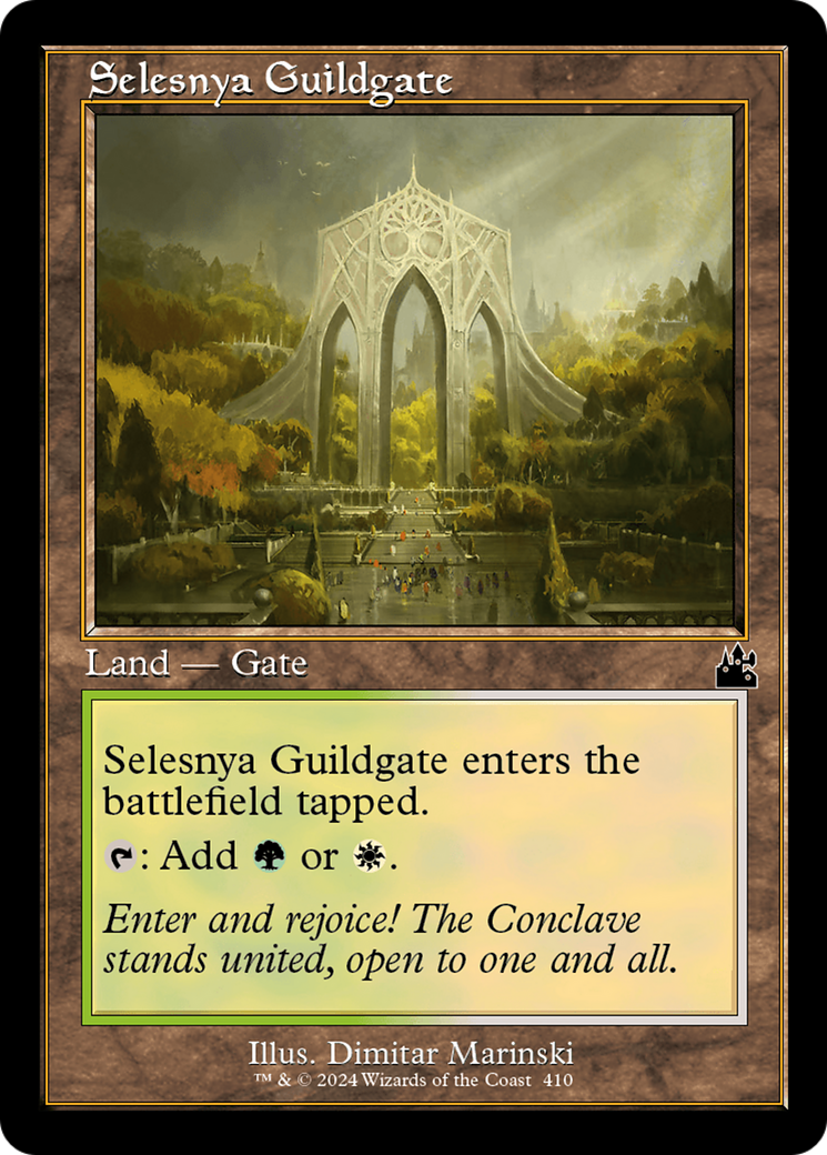 Selesnya Guildgate (Retro Frame) [Ravnica Remastered] | Tabernacle Games