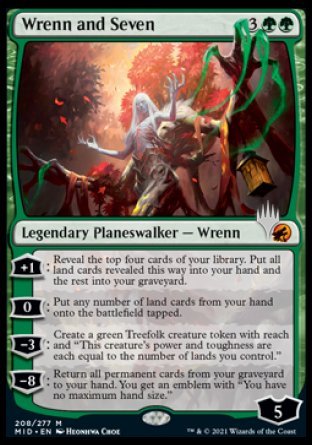 Wrenn and Seven (Promo Pack) [Innistrad: Midnight Hunt Promos] | Tabernacle Games