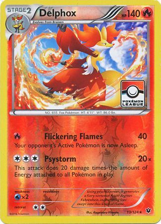 Delphox (13/124) (League Promo) [XY: Fates Collide] | Tabernacle Games