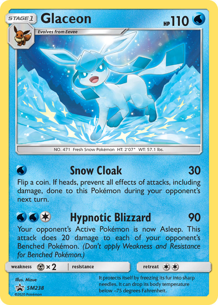 Glaceon (SM238) [Sun & Moon: Black Star Promos] | Tabernacle Games