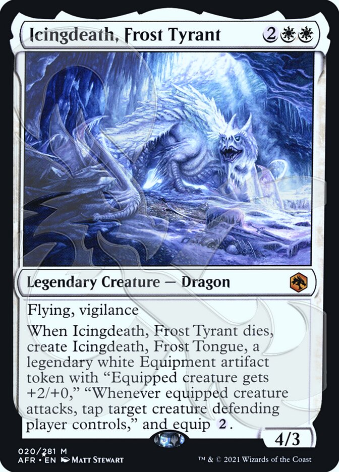 Icingdeath, Frost Tyrant (Ampersand Promo) [Dungeons & Dragons: Adventures in the Forgotten Realms Promos] | Tabernacle Games