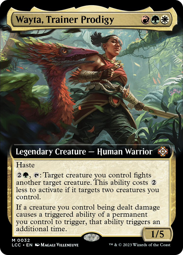 Wayta, Trainer Prodigy (Extended Art) [The Lost Caverns of Ixalan Commander] | Tabernacle Games