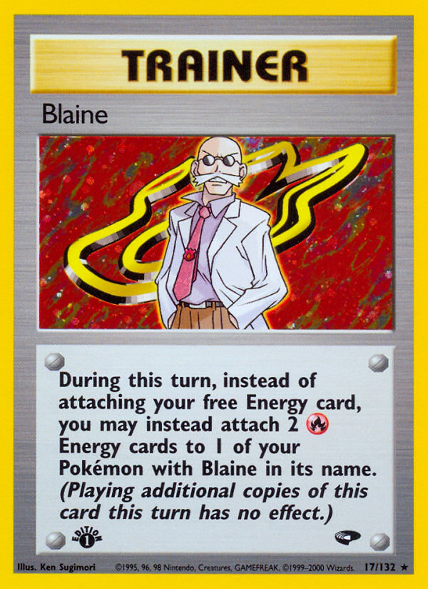Blaine (17/132) [Gym Challenge 1st Edition] | Tabernacle Games