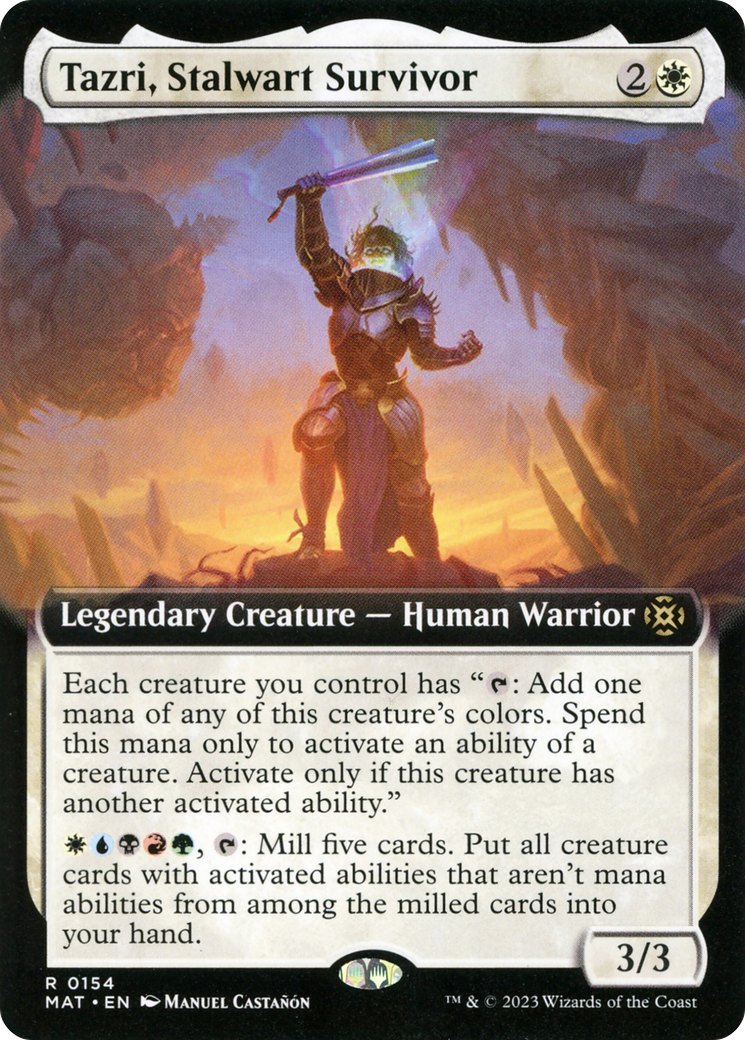 Tazri, Stalwart Survivor (Extended Art) [March of the Machine: The Aftermath] | Tabernacle Games