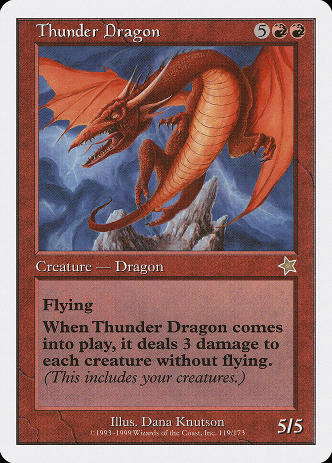 Thunder Dragon [Starter 1999] | Tabernacle Games