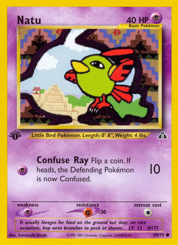 Natu (59/75) [Neo Discovery 1st Edition] | Tabernacle Games