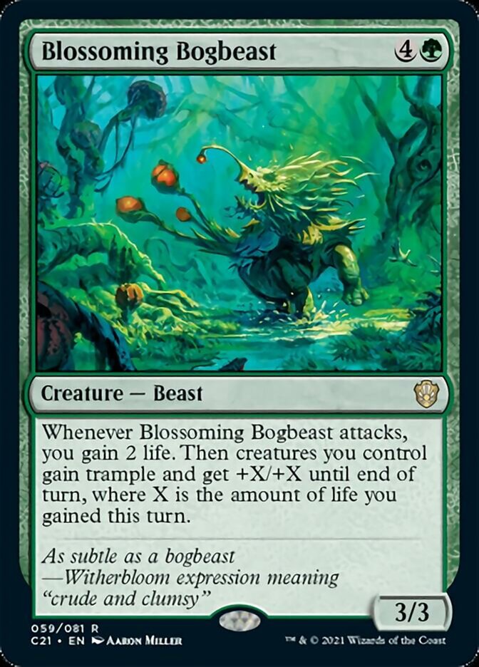 Blossoming Bogbeast [Commander 2021] | Tabernacle Games