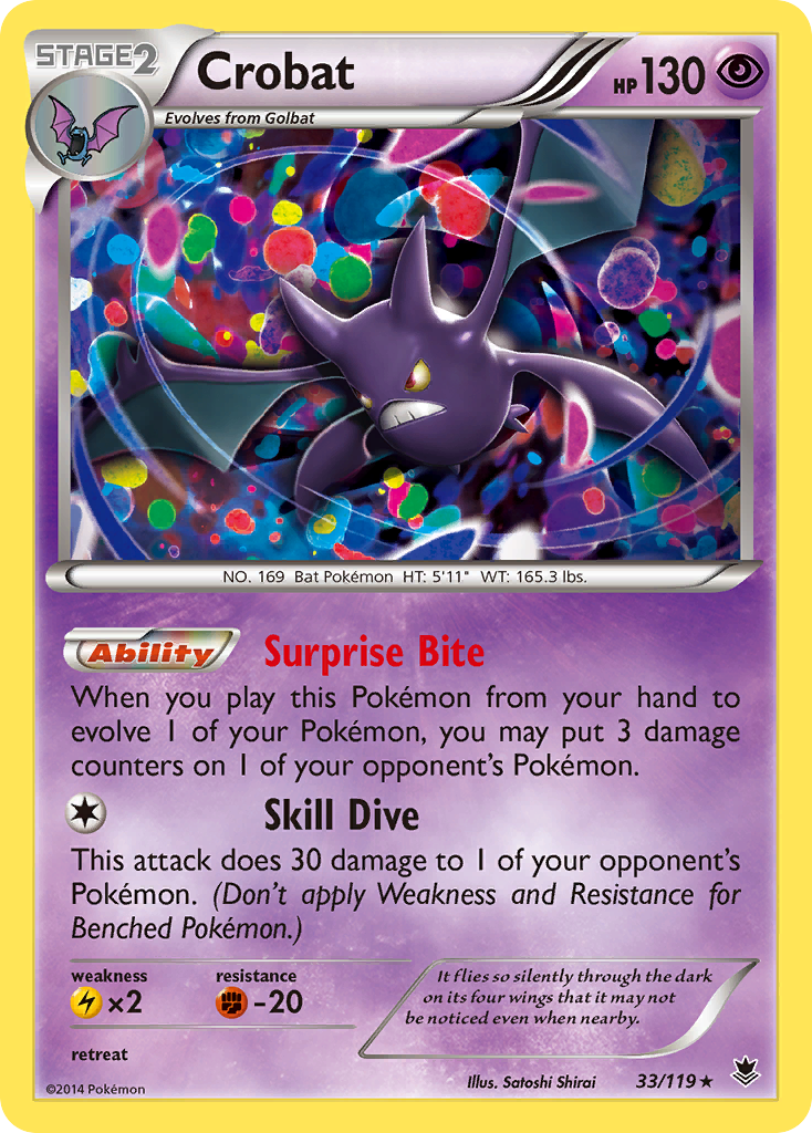 Crobat (33/119) [XY: Phantom Forces] | Tabernacle Games