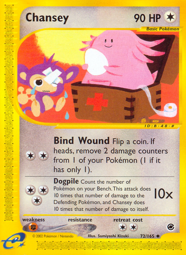 Chansey (72/165) [Expedition: Base Set] | Tabernacle Games