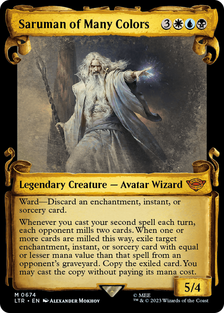 Saruman of Many Colors [The Lord of the Rings: Tales of Middle-Earth Showcase Scrolls] | Tabernacle Games