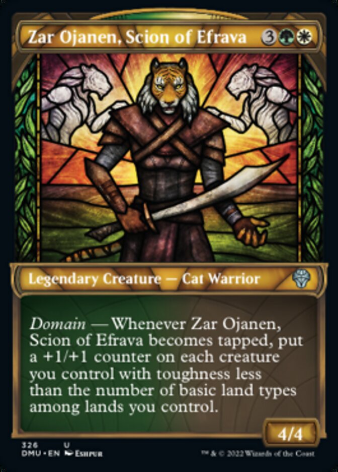 Zar Ojanen, Scion of Efrava (Showcase) [Dominaria United] | Tabernacle Games