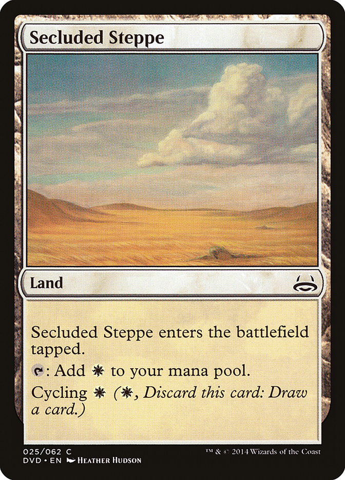 Secluded Steppe (Divine vs. Demonic) [Duel Decks Anthology] | Tabernacle Games