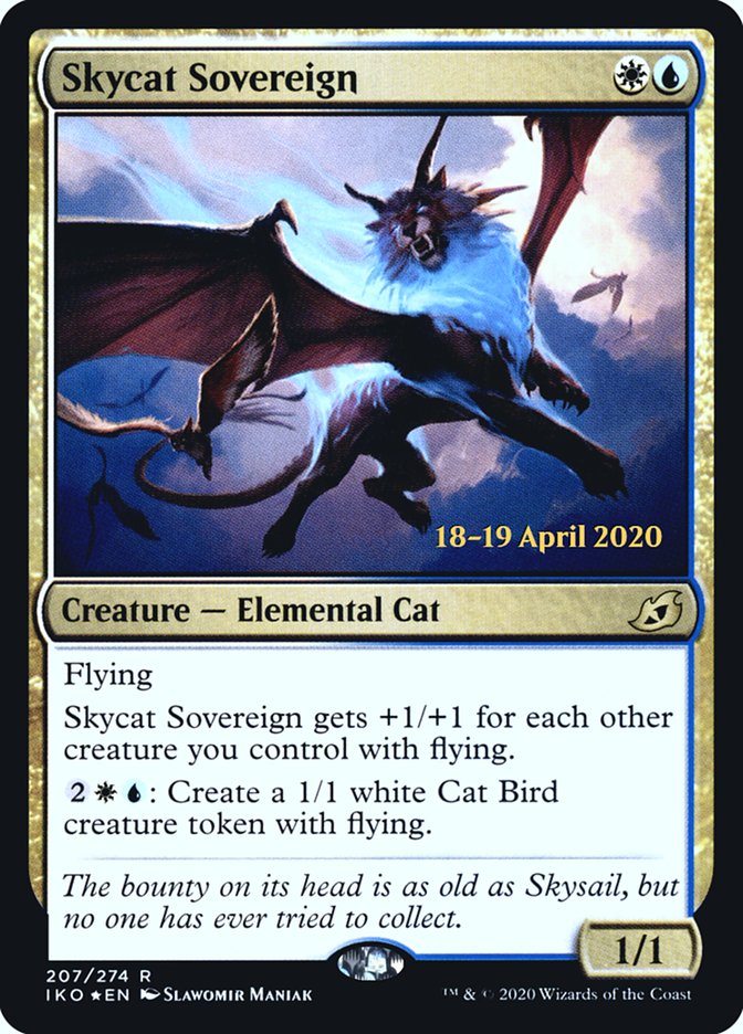 Skycat Sovereign  [Ikoria: Lair of Behemoths Prerelease Promos] | Tabernacle Games