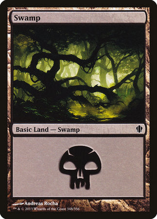 Swamp (348) [Commander 2013] | Tabernacle Games