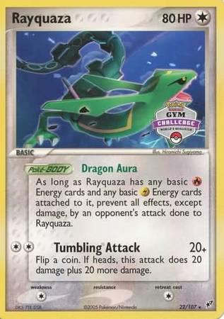 Rayquaza (22/107) (Gym Challenge Promo) [EX: Deoxys] | Tabernacle Games