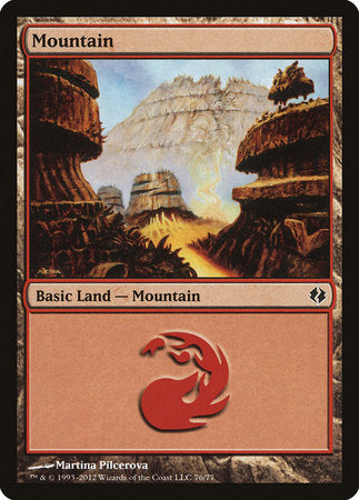 Mountain (76) [Duel Decks: Venser vs. Koth] | Tabernacle Games