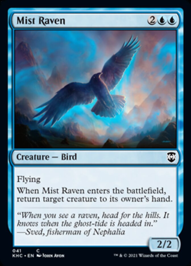 Mist Raven [Kaldheim Commander] | Tabernacle Games