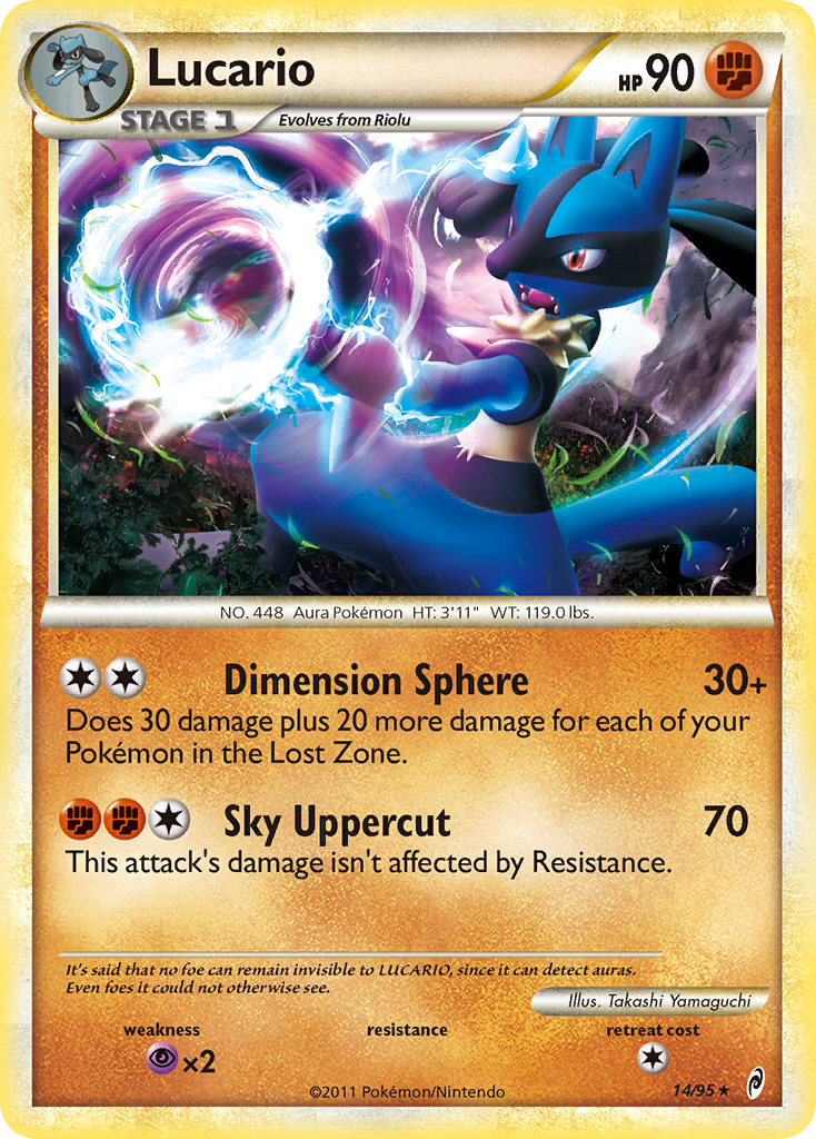 Lucario (14/95) [HeartGold & SoulSilver: Call of Legends] | Tabernacle Games