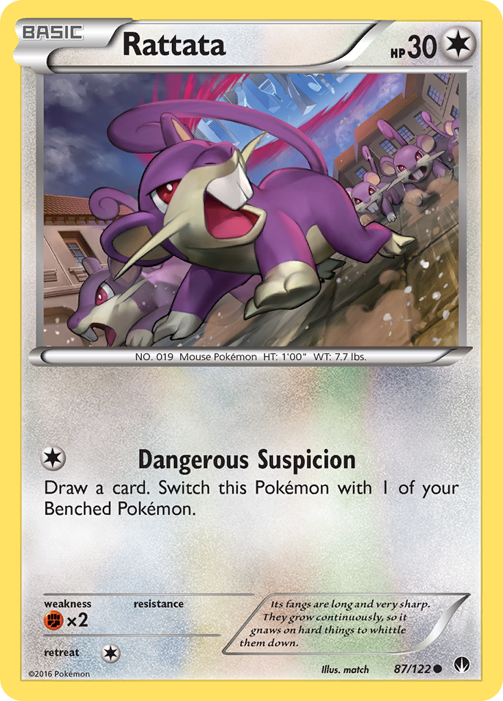 Rattata (87/122) [XY: BREAKpoint] | Tabernacle Games