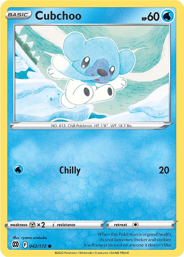 Cubchoo (042/172) [Sword & Shield: Brilliant Stars] | Tabernacle Games