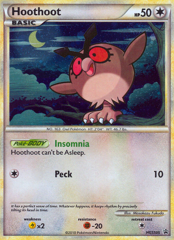 Hoothoot (HGSS05) [HeartGold & SoulSilver: Black Star Promos] | Tabernacle Games