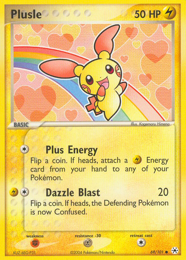 Plusle (69/101) [EX: Hidden Legends] | Tabernacle Games