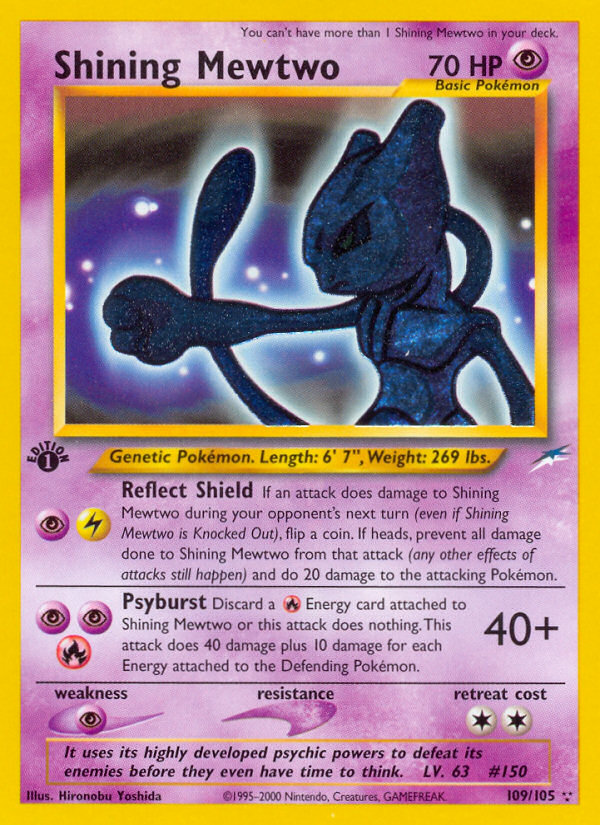Shining Mewtwo (109/105) [Neo Destiny 1st Edition] | Tabernacle Games