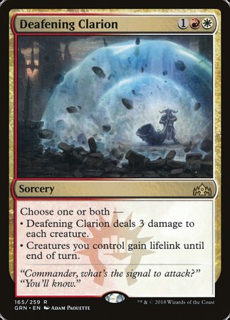 Deafening Clarion [Guilds of Ravnica] | Tabernacle Games