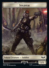 Soldier (003) // Sicarian Infiltrator Double-sided Token [Universes Beyond: Warhammer 40,000 Tokens] | Tabernacle Games