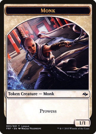 Monk Token (League) [League Tokens 2015] | Tabernacle Games