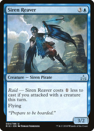 Siren Reaver [Rivals of Ixalan] | Tabernacle Games
