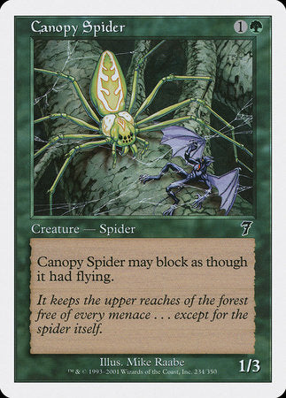 Canopy Spider [Seventh Edition] | Tabernacle Games