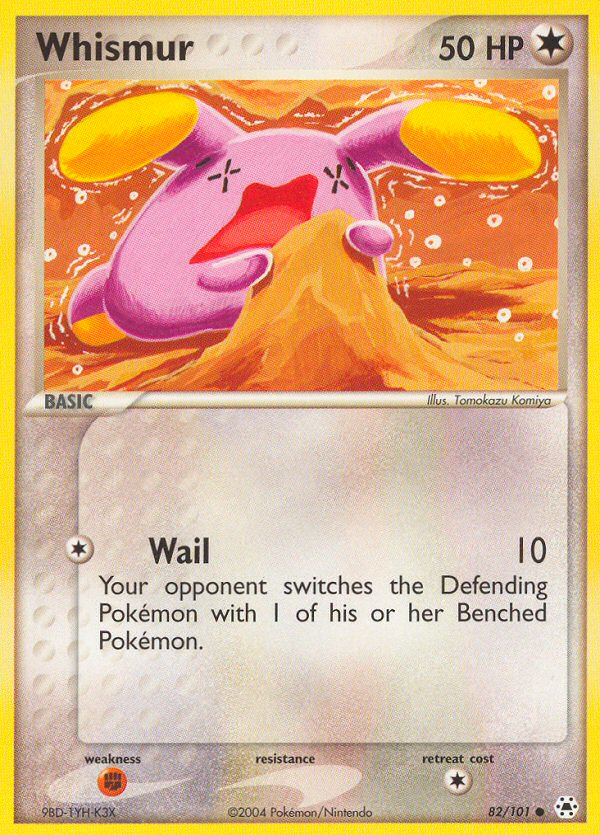 Whismur (82/101) [EX: Hidden Legends] | Tabernacle Games