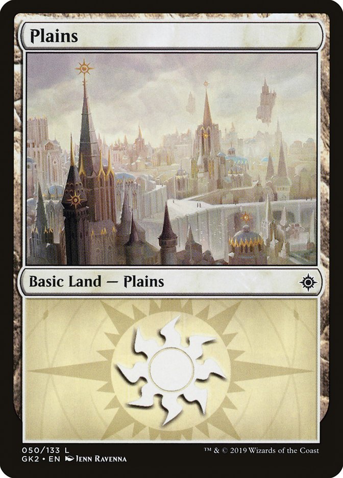 Plains (50) [Ravnica Allegiance Guild Kit] | Tabernacle Games