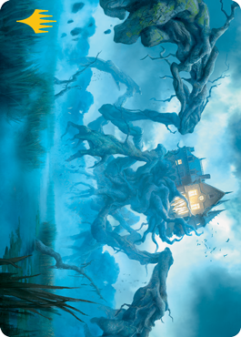 Creeping Inn Art Card (Gold-Stamped Signature) [Innistrad: Midnight Hunt Art Series] | Tabernacle Games