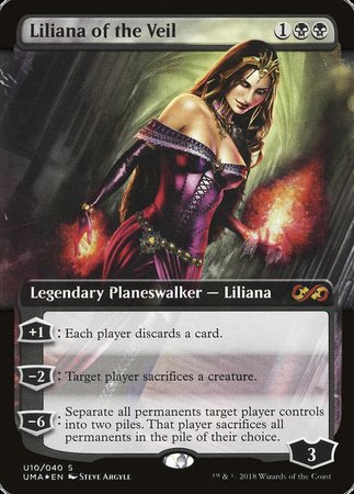 Liliana of the Veil [Ultimate Box Topper] | Tabernacle Games